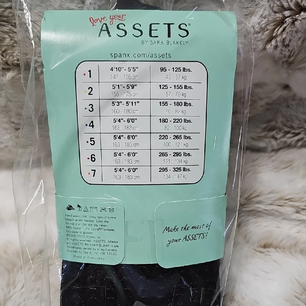 SPANX Black Textured Shaping Tights‎